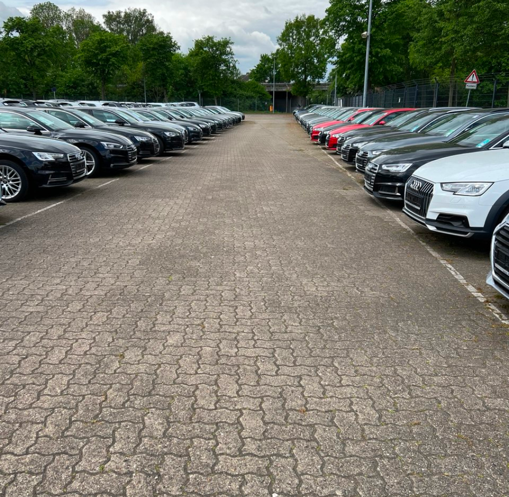 Автомобілі на лафетах з європейськими номерами доставляються клієнтам після успішного митного оформлення