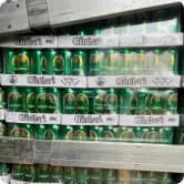 Імпортований вантаж напоїв Carlsberg у фурі з температурним режимом, підготовлений до проходження митного контролю