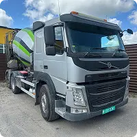 Вантажний міксер Volvo, доставлений з Європи для клієнта, проходить процес митного очищення