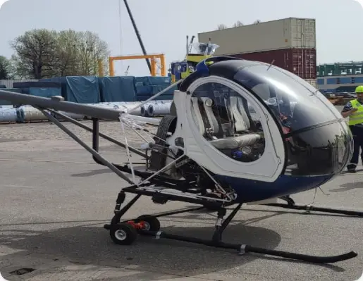 Здійснили доставку та митне оформлення літальних апаратів